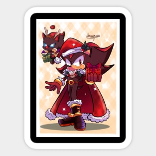 Merry christmas shadow Sticker